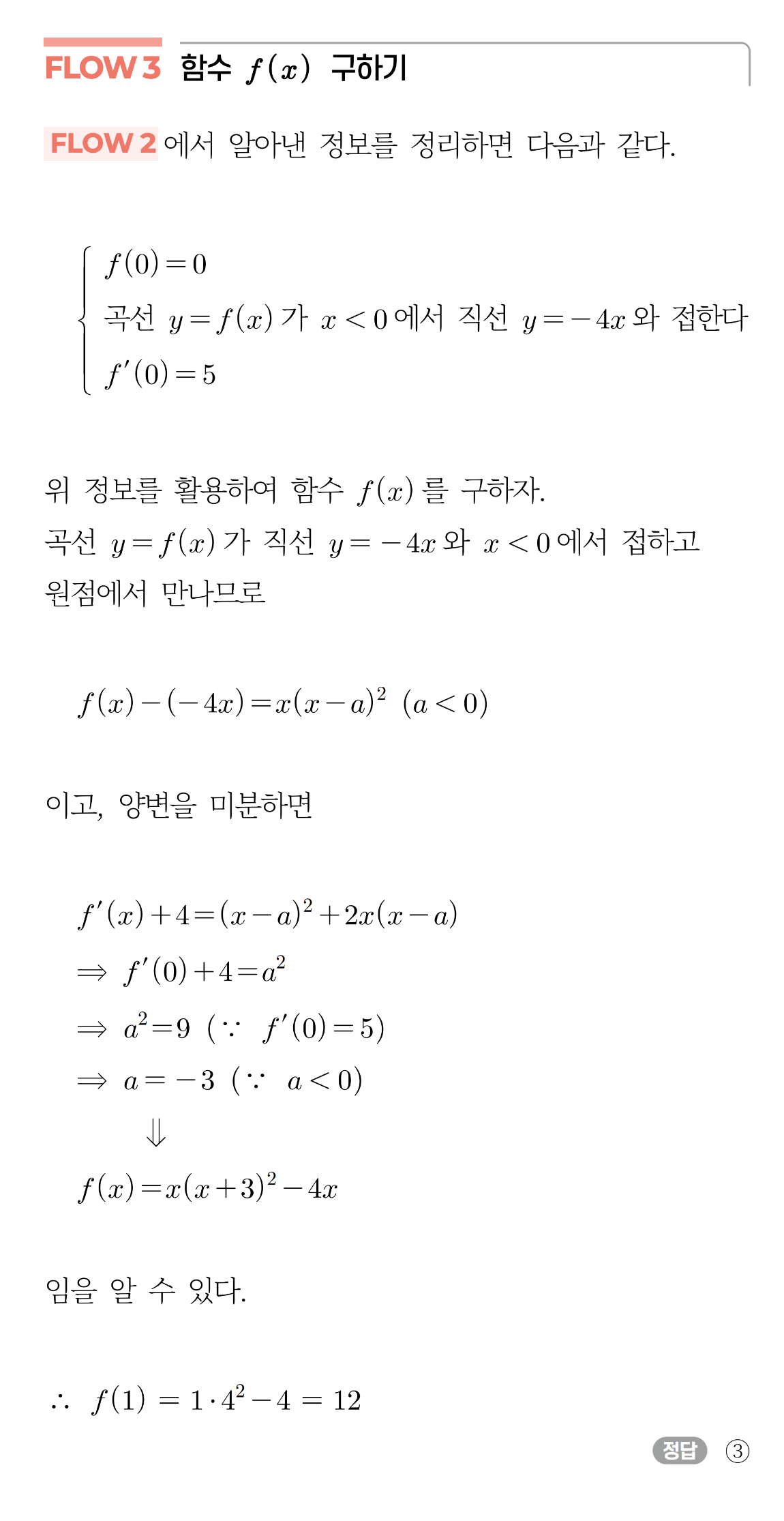 대표 문항 해설 흐름 3